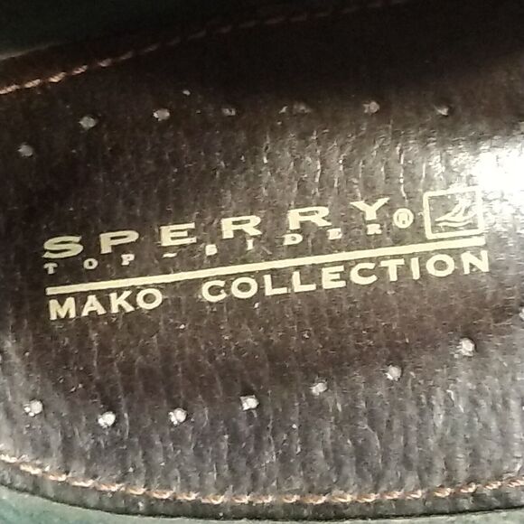 Sperry Top Sider Mako Collection 2 Eye Canoe Boat Shoe 0764027 Brown Leather 8.5 - Picture 11 of 13
